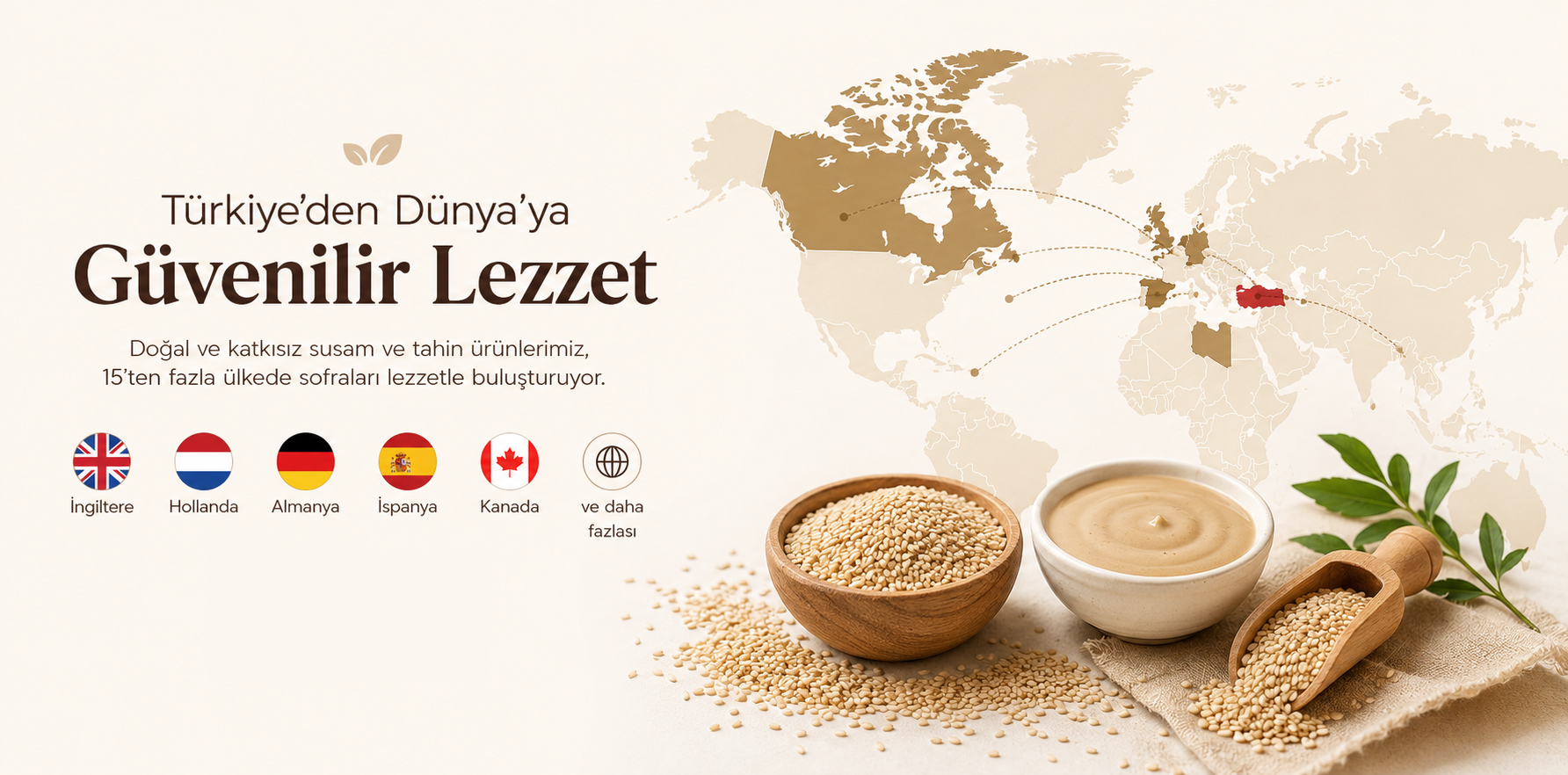 İnci Gıda ihracat haritası